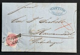 FALTBRIEF 1867 TLACH & KEIL ZINN-KUPFER-EISEN & WALZWERKE