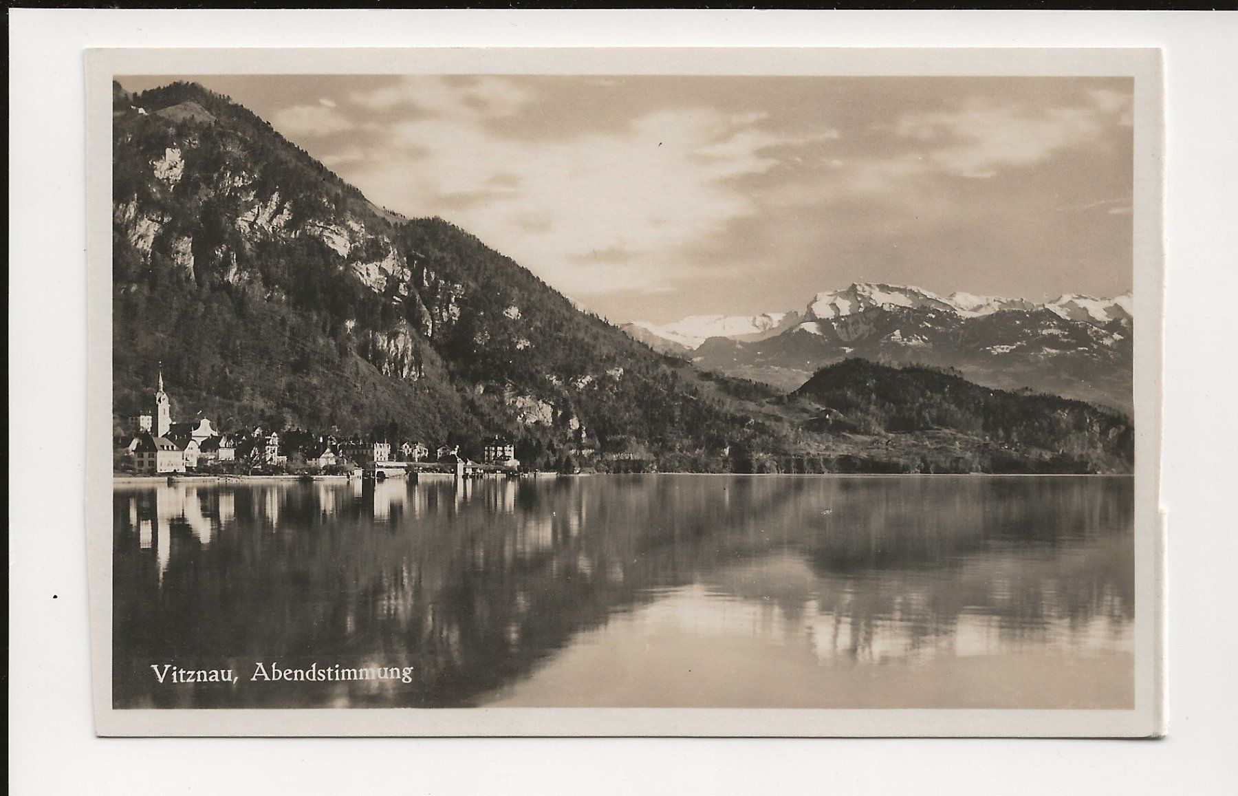 Cartes postales: AK ca.1930 Vitznau Abendstimmung LU – D'occasion à Greifensee par 315WDO