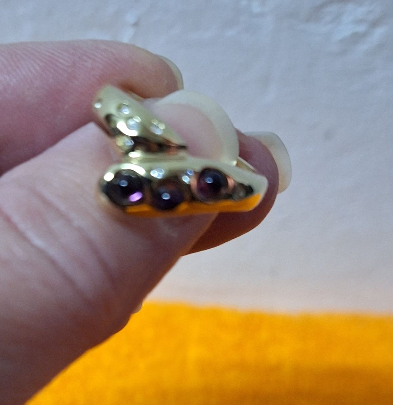 Anelli: LR Modeschmuck Vintage ca. 1990 / goldfarben Gr. 54 – Usato da Muri AG venduto da Edlerweiss 3