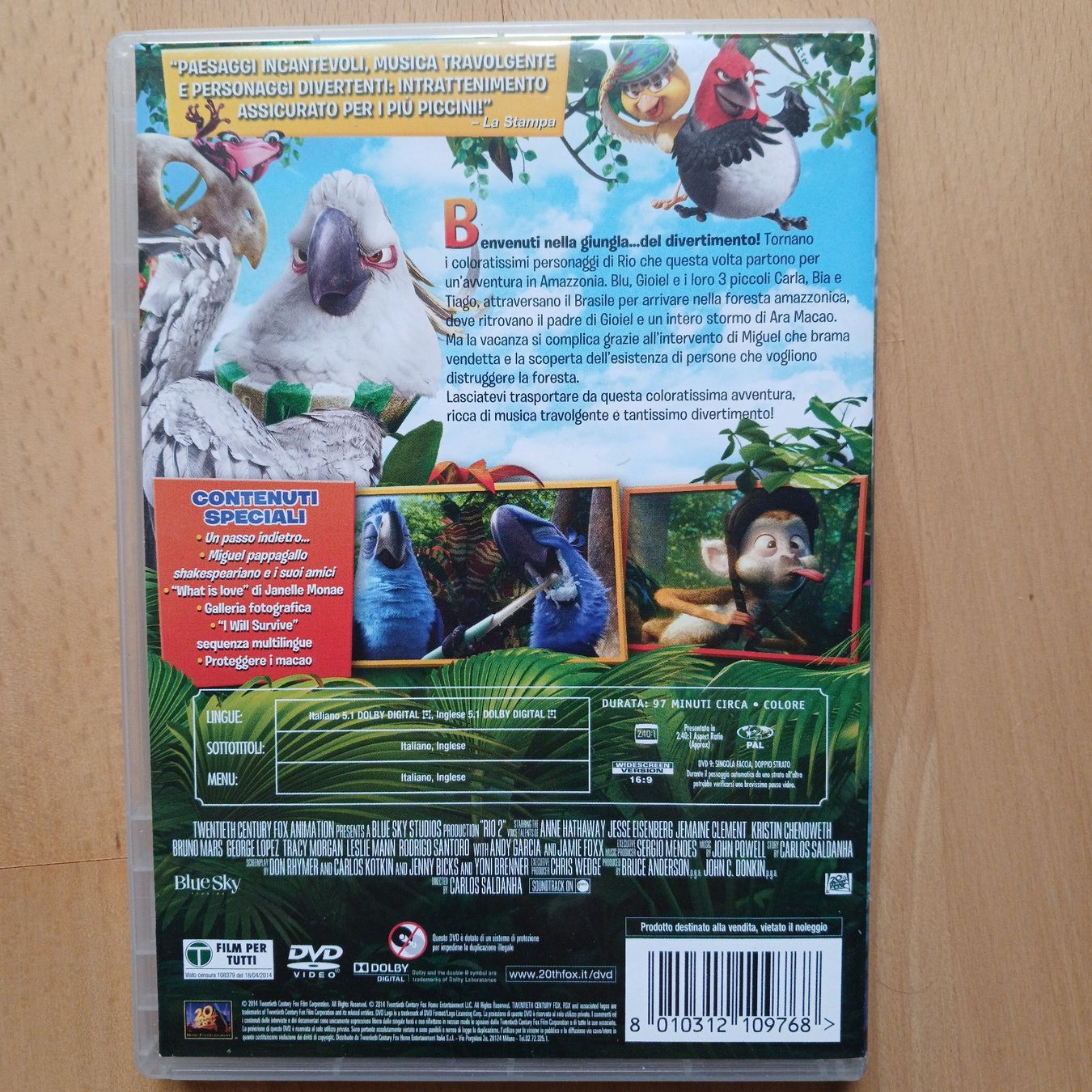 Tous les DVDs: DVD RIO 2 (Missione Amazonia) – D'occasion à hinwil par tho_j6kz 3