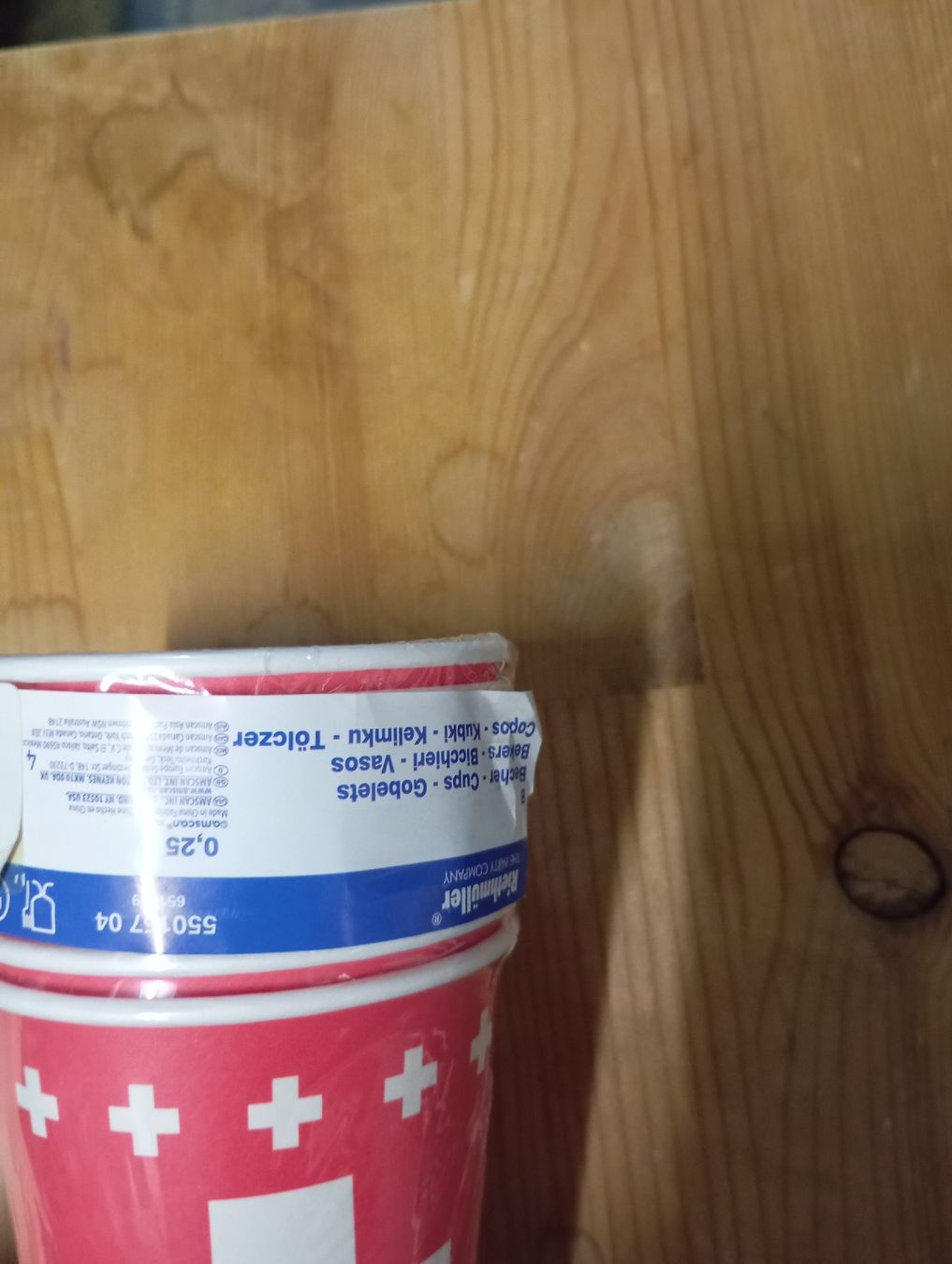 Tutte le decorazioni: 8:Becher Schweizerkreuz  – Nuovo e nell'imballaggio originale da Winterthur venduto da pjuma01 1