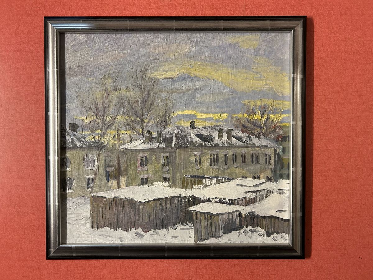 Gemälde: Original Gemälde von Andrej Fomizschow - Winterlandschaft. – Gebraucht aus Lanzenhäusern von vic63