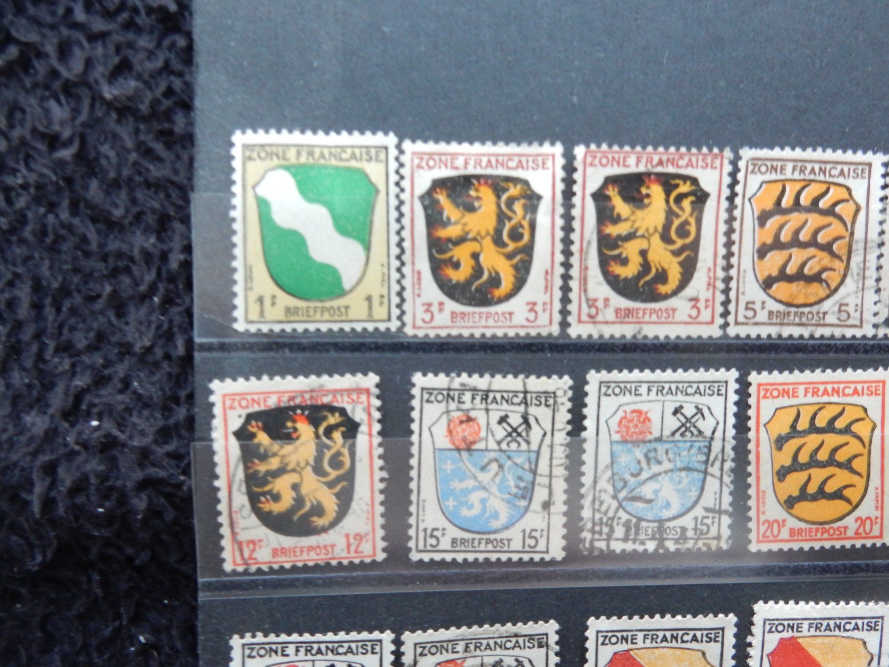 Alle Briefmarken: Lot Zone Francaise – Gebraucht aus Boniswil von Weibo12 1