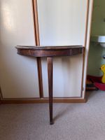 Halbmond Konsolentisch Holz guter Zustand