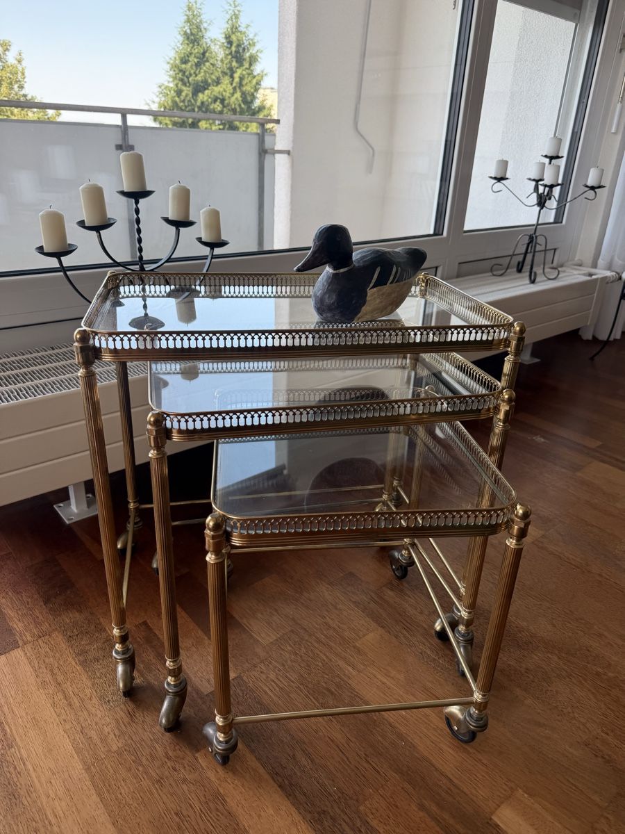 Koffer & Taschen: Servierwagen Messing mit Glasplatten 3er Set – Gebraucht aus Dietikon von arj_lrs8 2