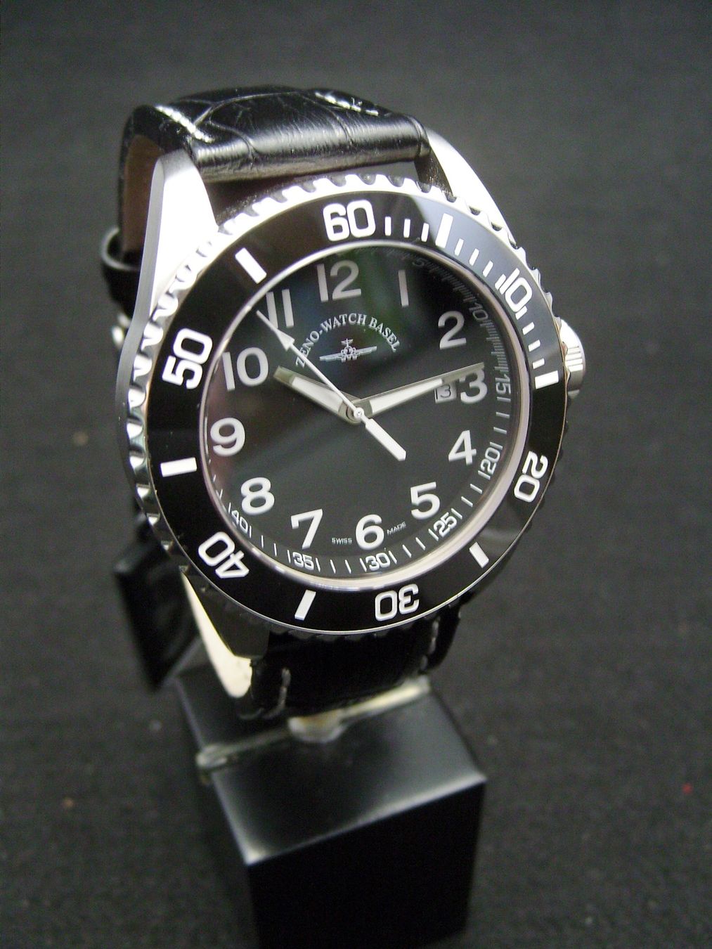 Zeno Orologi: Neue, ungetragene Zeno watch Diver Ceramic Quartz black – Nuovo e nell'imballaggio originale da Mels venduto da niezie2002 8