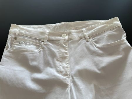CHERVO Sports, 5-Pocket-Sommerhose in Weiss, Grösse 38