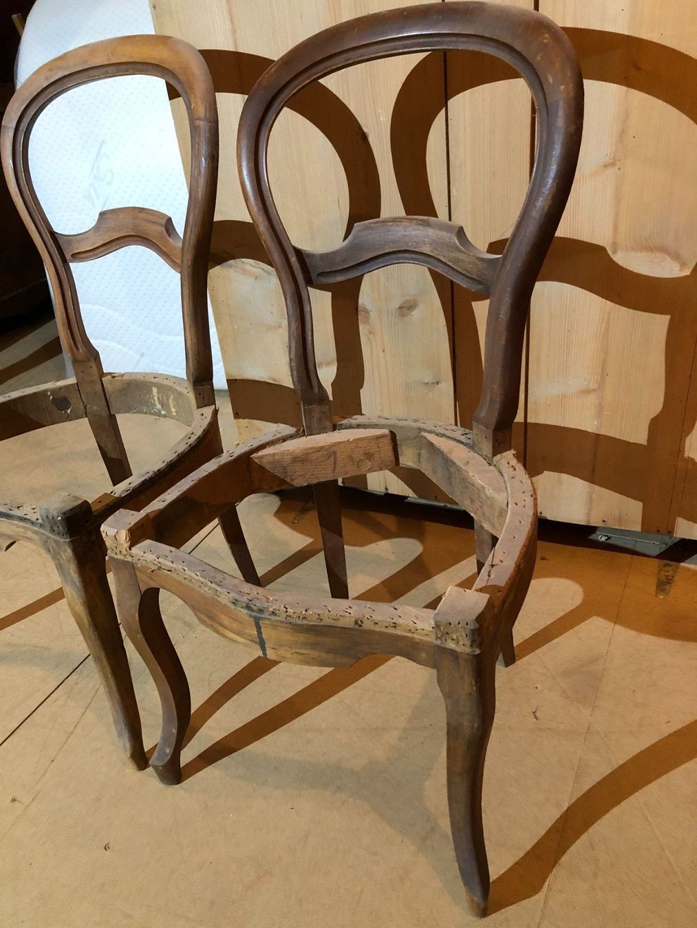Stühle: 2 antike Polsterstühle – Gebraucht aus Beinwil (Freiamt) von Zedel1923 3
