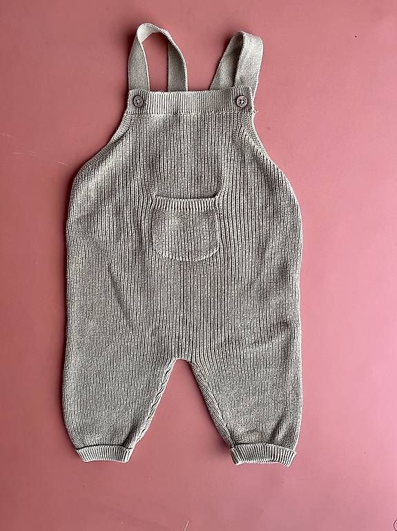 Pagliaccetti: Zeeman Strickoverall Gr. 68 Olivgrün – Usato da Cham venduto da nininanana