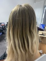 Blonde Echthaarperücke - Top Zustand !