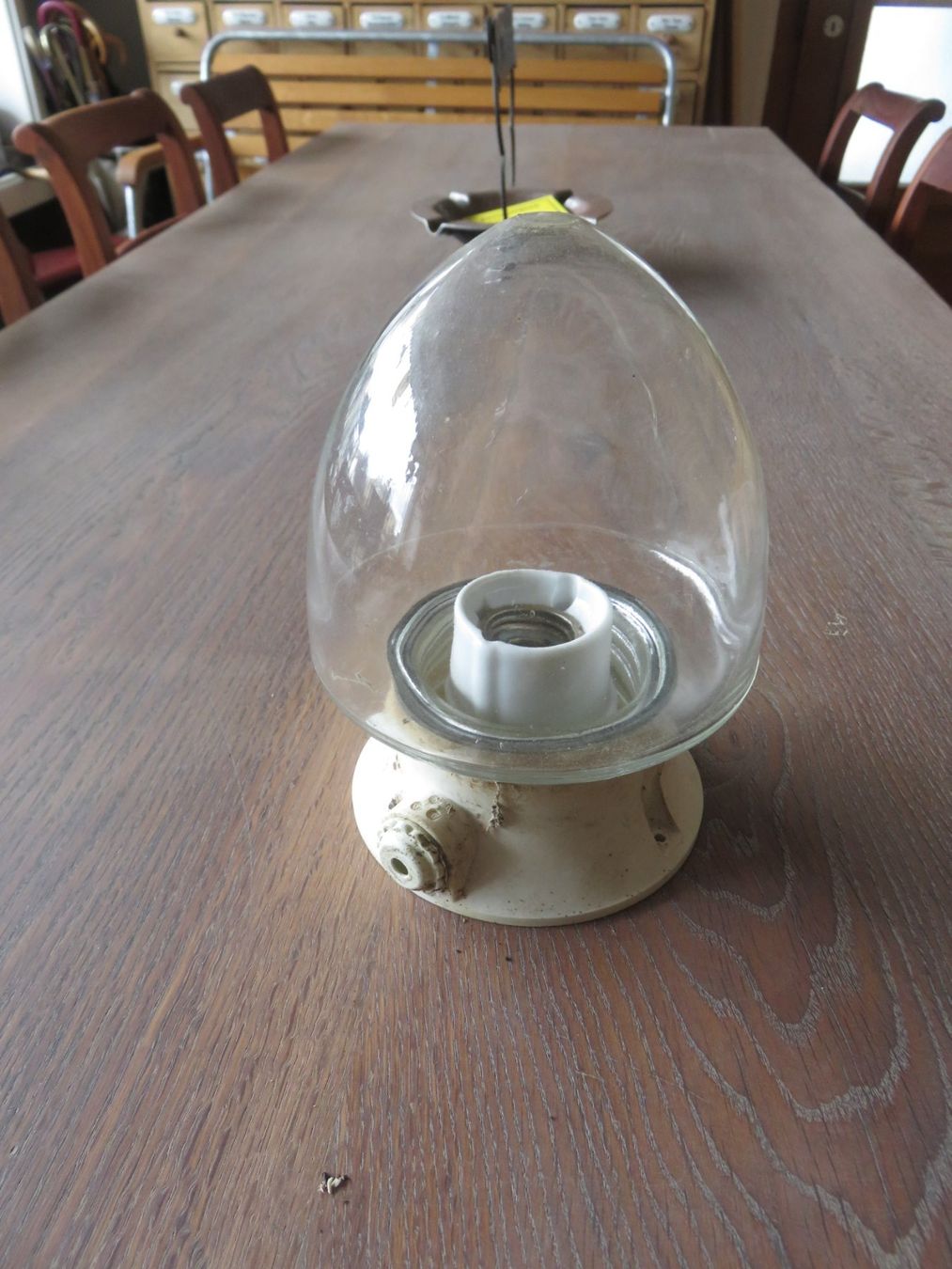 Lustres & lampes de plafonds: antike Deckenlampe / Stalllampe – D'occasion à Ruswil par Mfladibus