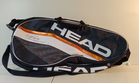 Head Tennistasche Sporttasche schwarz/orange,weiss (nov133)
