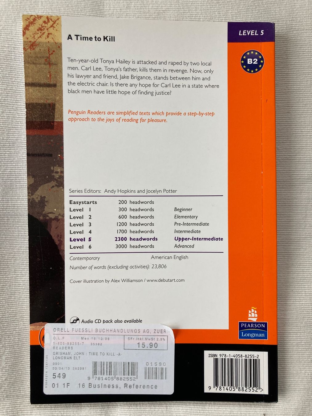 Bücher: Penguin Readers, John Grisham, A time to kill – Gebraucht aus Baden von Yoyo1 1