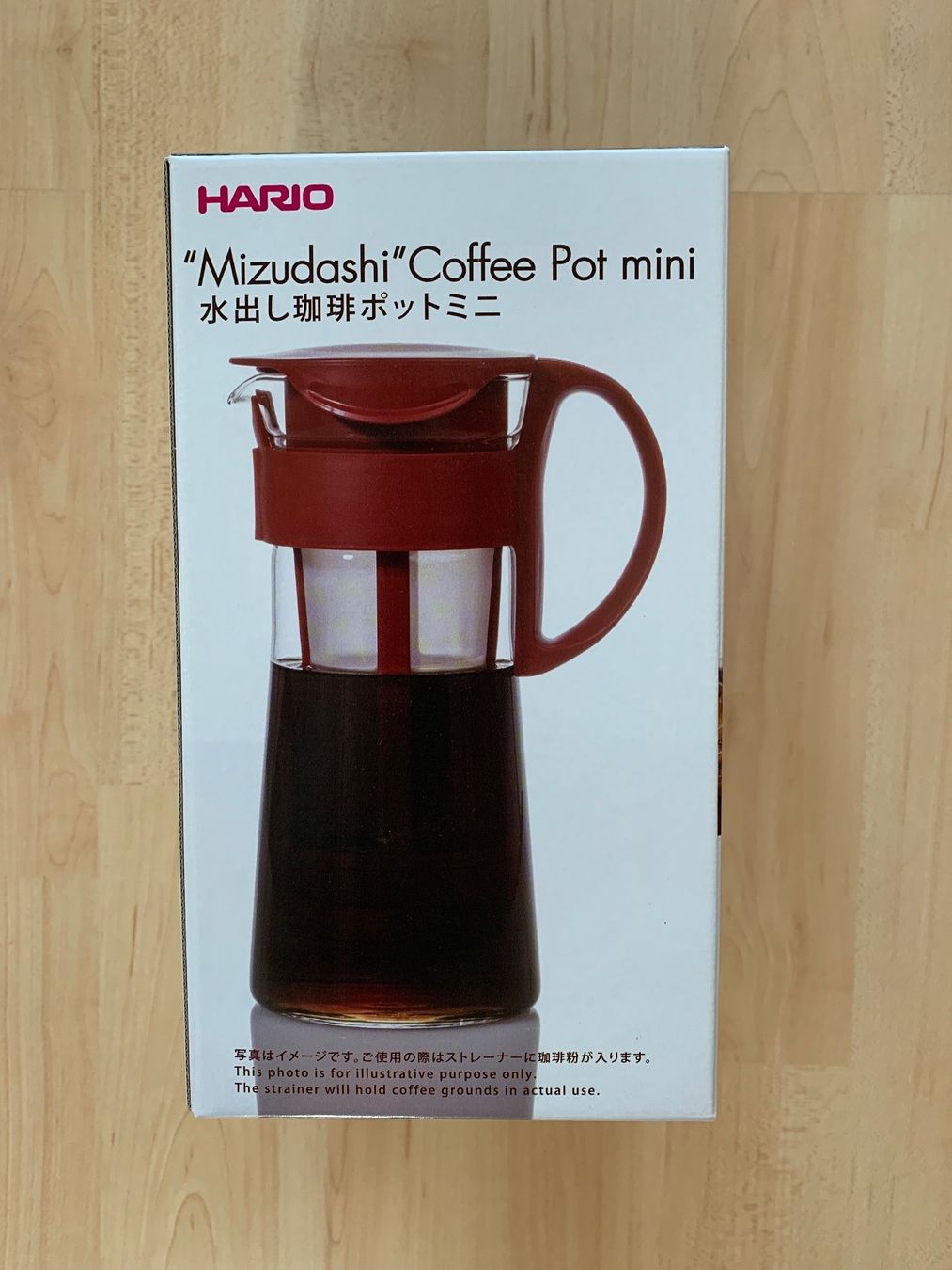 Hario Macchine per caffè & Macchine per espresso: Hario Coffee Pot mini "Mizudashi" rot – Nuovo e nell'imballaggio originale da Watt venduto da Achalm4ever