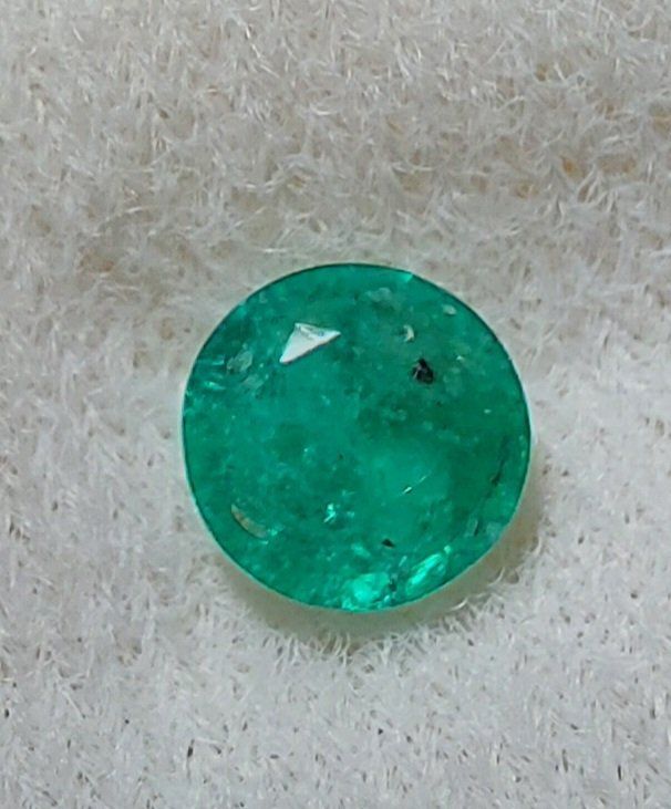 Pietre preziose: Smaragd rund facettiert 0.71ct – Nuovo (secondo la descrizione) da Klingnau venduto da Tamina5 1