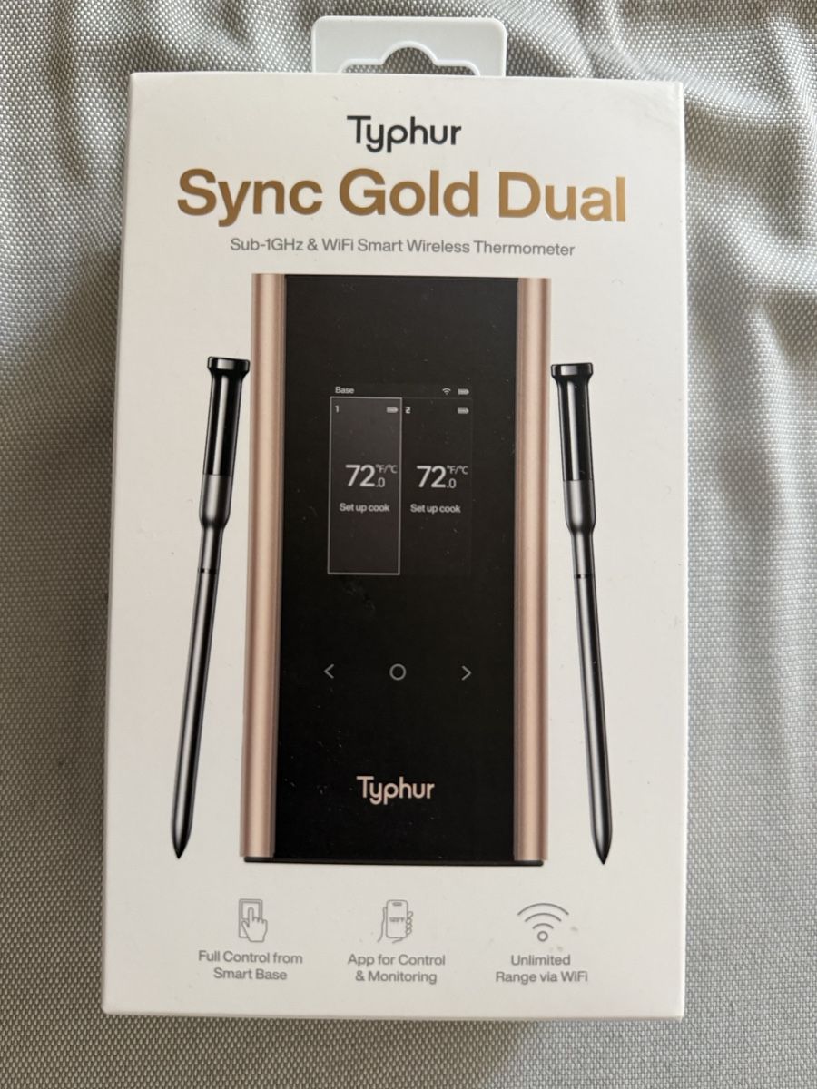 Altro per la casa: Typhur Sync Gold Dual Thermometer neu – Nuovo e nell'imballaggio originale da Zollikon venduto da Kaalendario