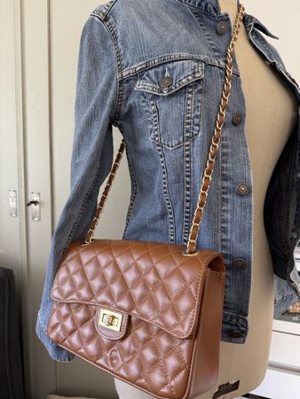 Ledertasche Cognac praktisch NEU