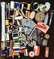 Näh-Sortiment Fäden mit Zubehör Konvolut🧵🪡🧶