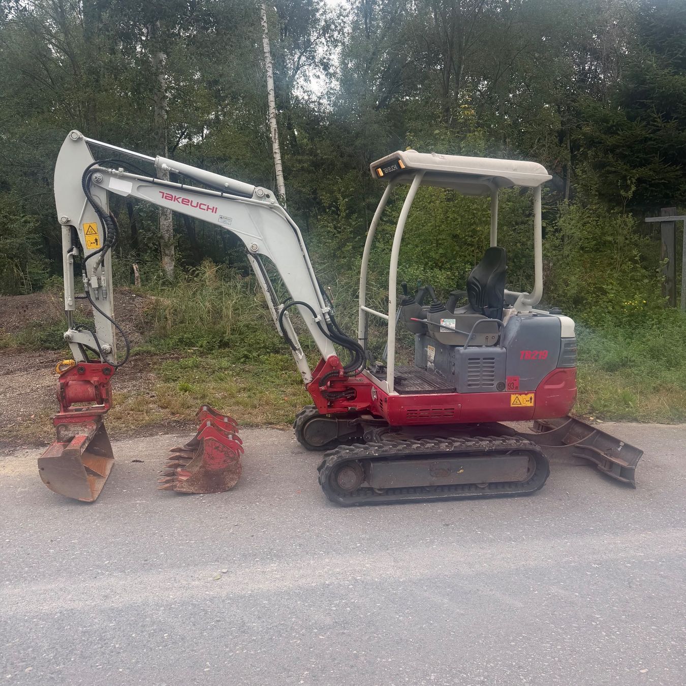 Takeuchi Escavatori: Takeuchi TB216 & TB219 – Usato da Menziken venduto da TairiBaumaschinen10 5