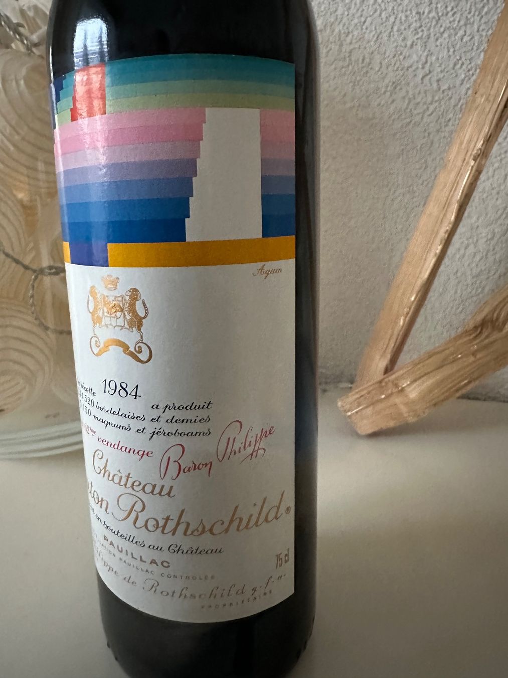 Mouton Rothschild Vino: Château Mouton Rothschild 1984 – Nuovo (secondo la descrizione) da Yens venduto da Rilou80 3