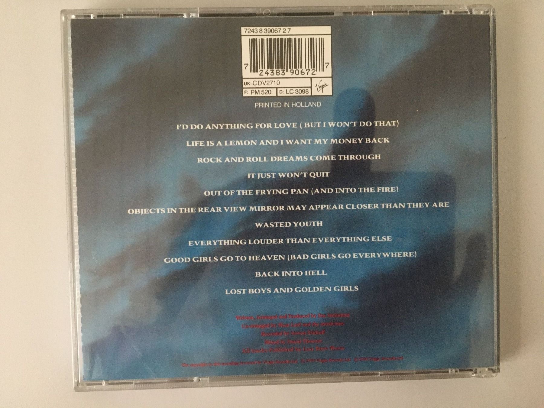 CD: Meat Loaf – Usato da Oberurnen venduto da Numi2000 1