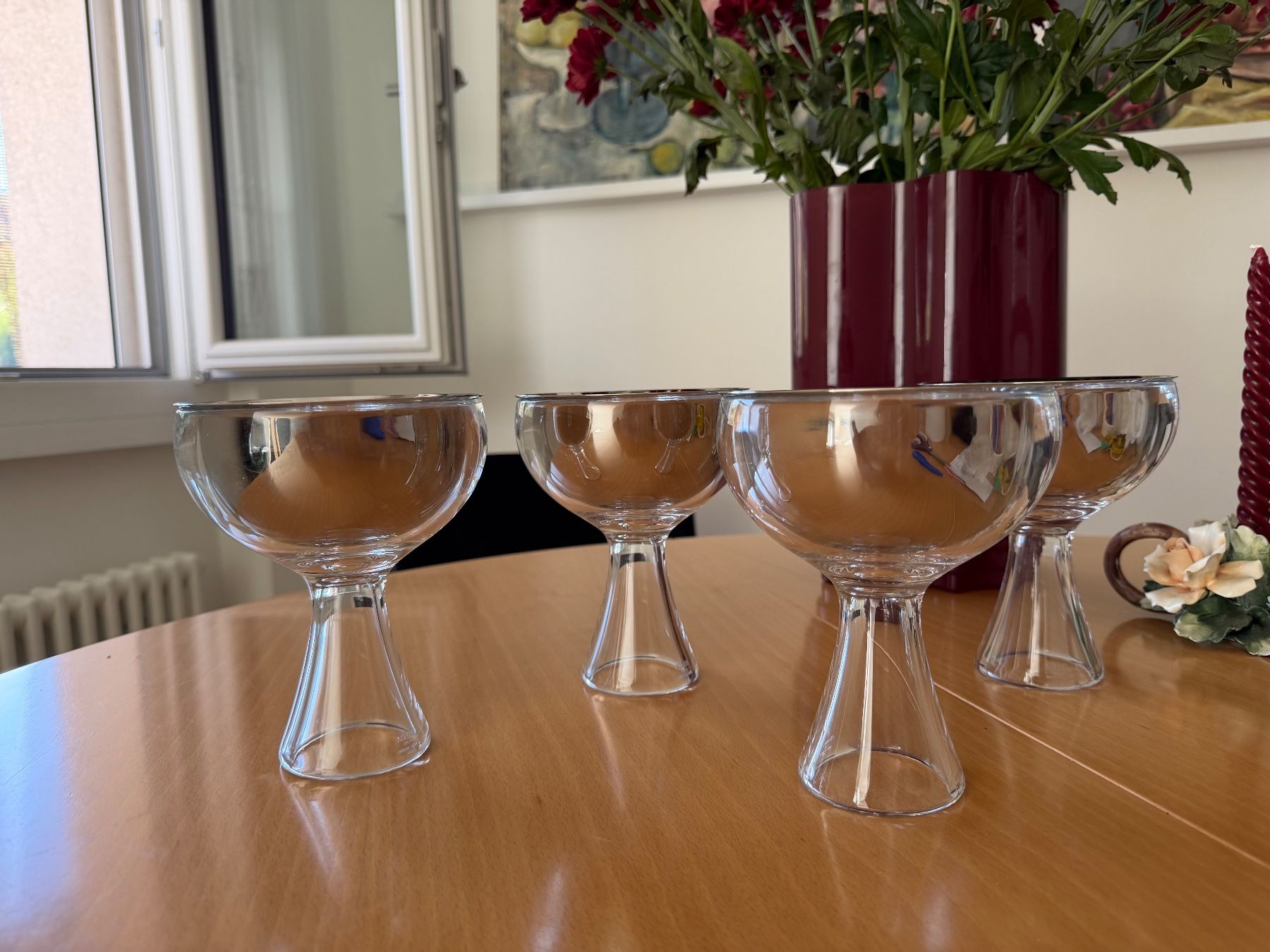 Alessi Coupes: 4 Eisbecher Alessi Neu transparent – D'occasion à Nussbaumen AG par normajeanbaker