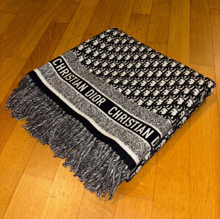 Luxus CHRISTIAN DIOR Decke/Plaid (140 cm X 140 cm) AB 1.- !! (Gebraucht ...