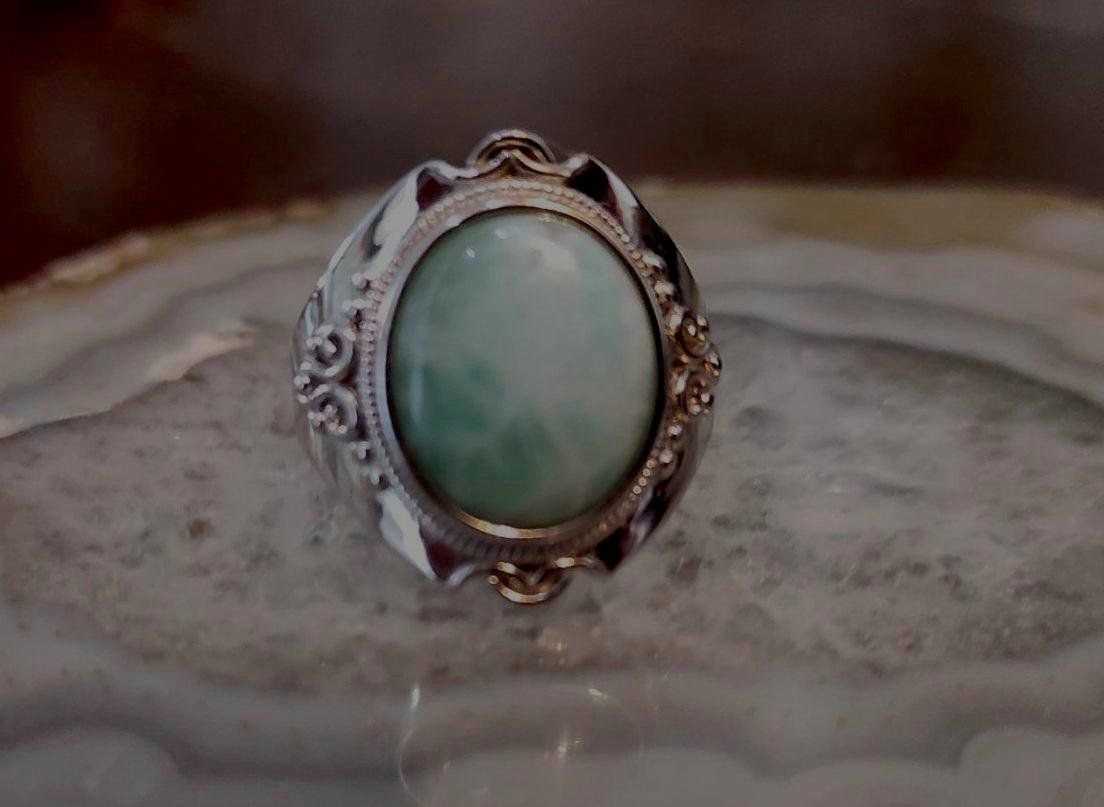Ringe: HANDGEM. 925° PLATINUM PLÄITID LARIMARST.RING MP DM 18,5; 19 – Neu (gemäss Beschreibung) aus Weiningen ZH von actera 8