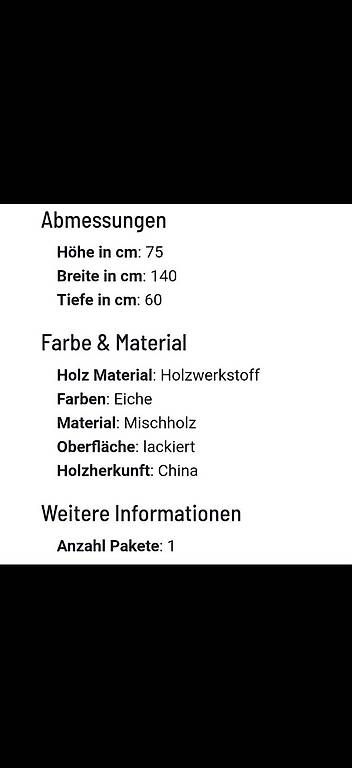 Scrivanie: Schreibtisch Eiche - NEU – Usato da Guntershausen venduto da gitschen26 2