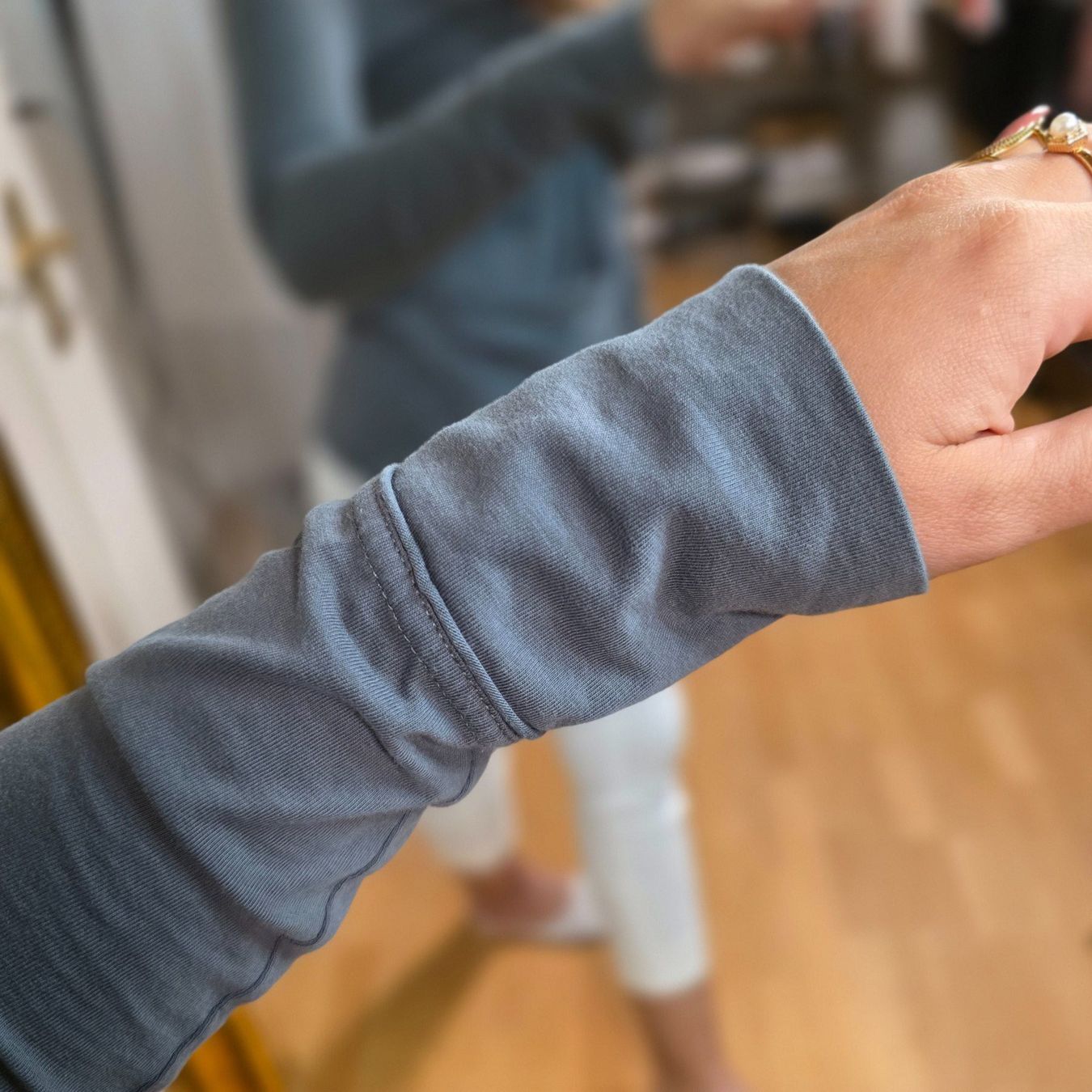 Jacken: Street One , Grau, Baumwolle, Größe M Strickjacke – Gebraucht aus Wald ZH von CapLux 1