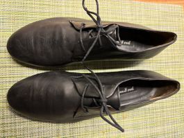 Paul Green schwarze Lederschuhe Gr. 5½