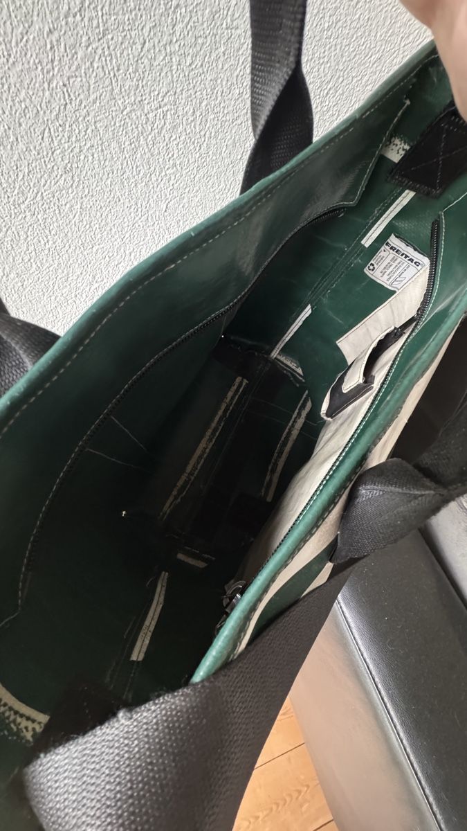 Freitag Borse: Weiss Grüne Freitag Tasche – Usato da Chur venduto da arxi 4