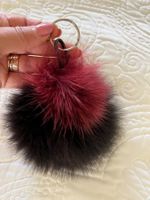 Taschenschmuck Bommel aus Fuchsfell