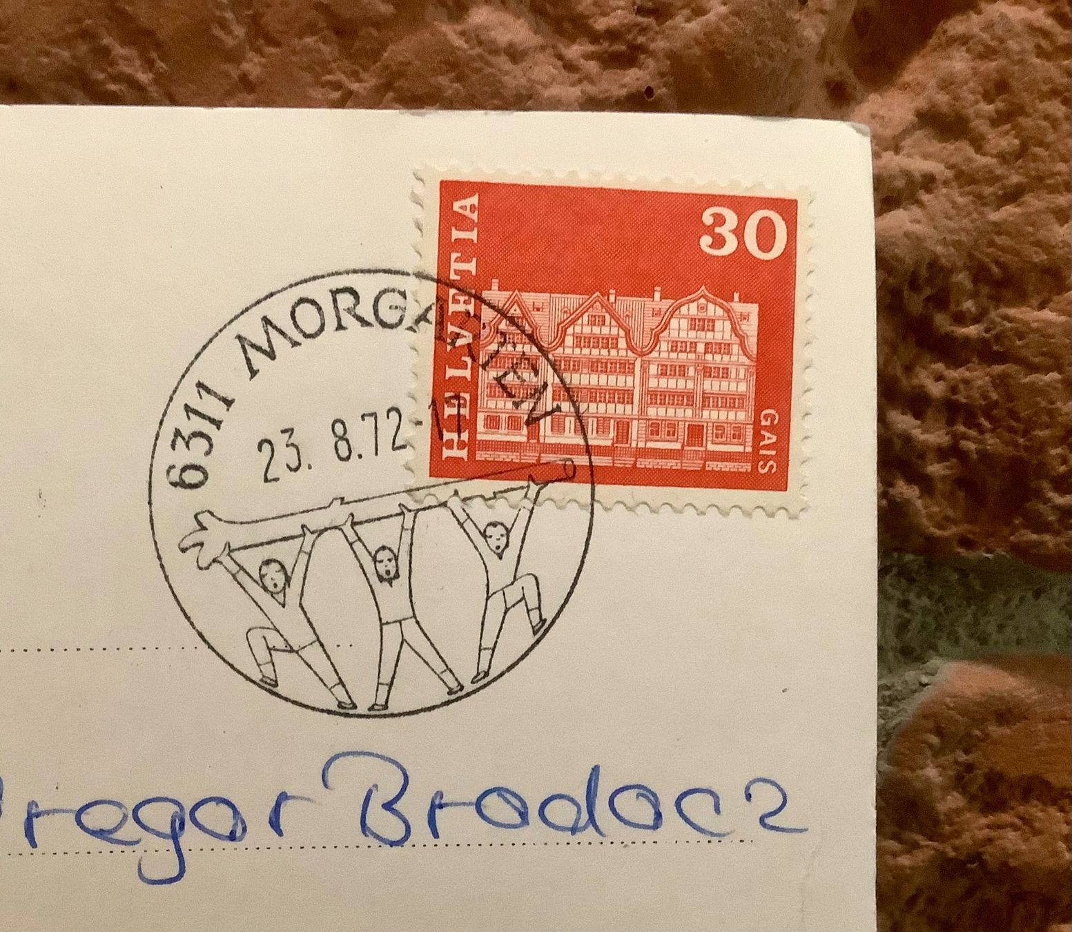 Cartes postales: 1972 - OBERÄGERI mit Hochalpen - Ägerisee - Grossformat – D'occasion à Root par ENGLAND-TREASURES 3
