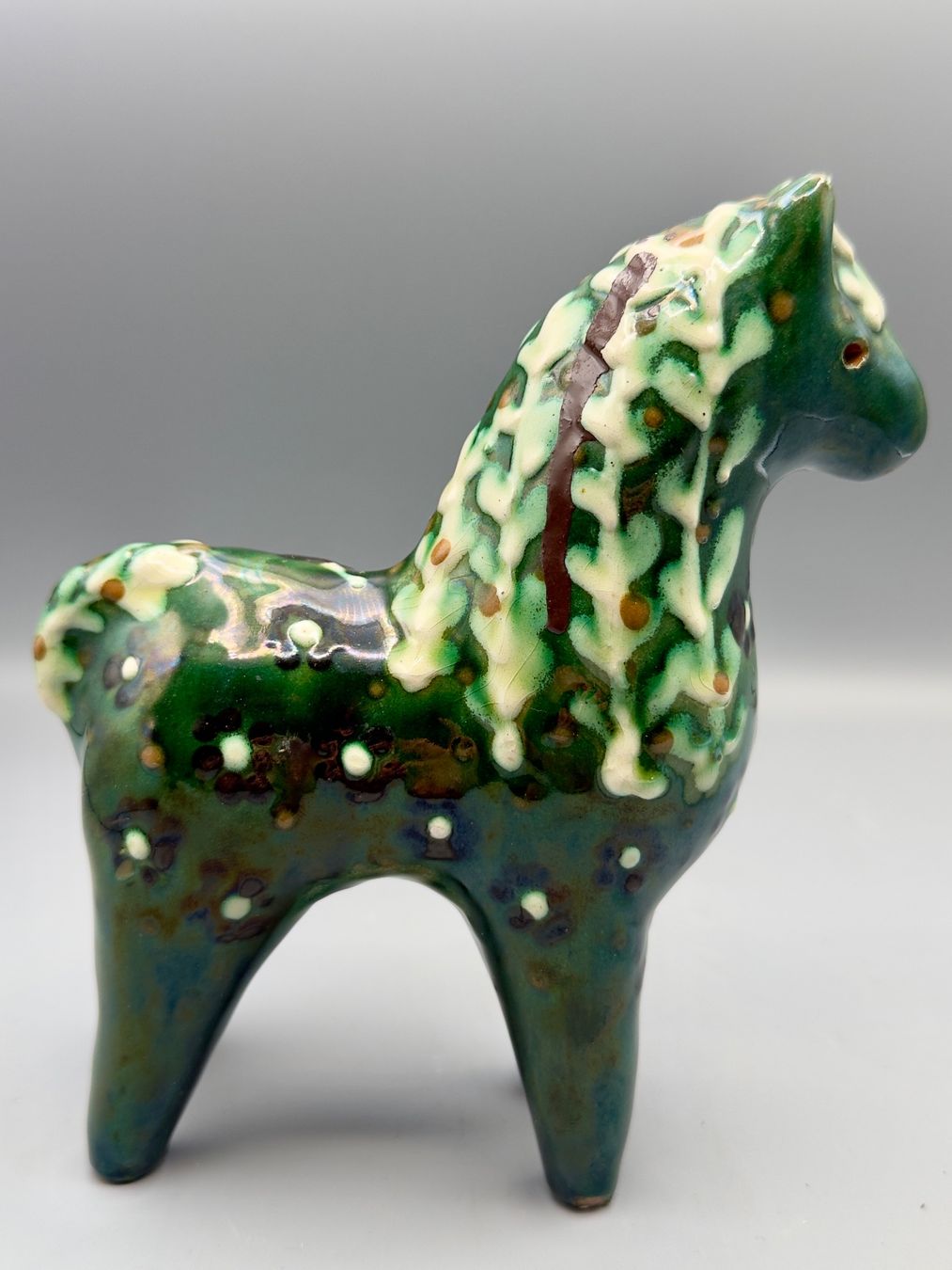 Sculture & Statue: Pferd Ueli Schmutz Keramik – Usato da Ueberstorf venduto da Brocandi 4