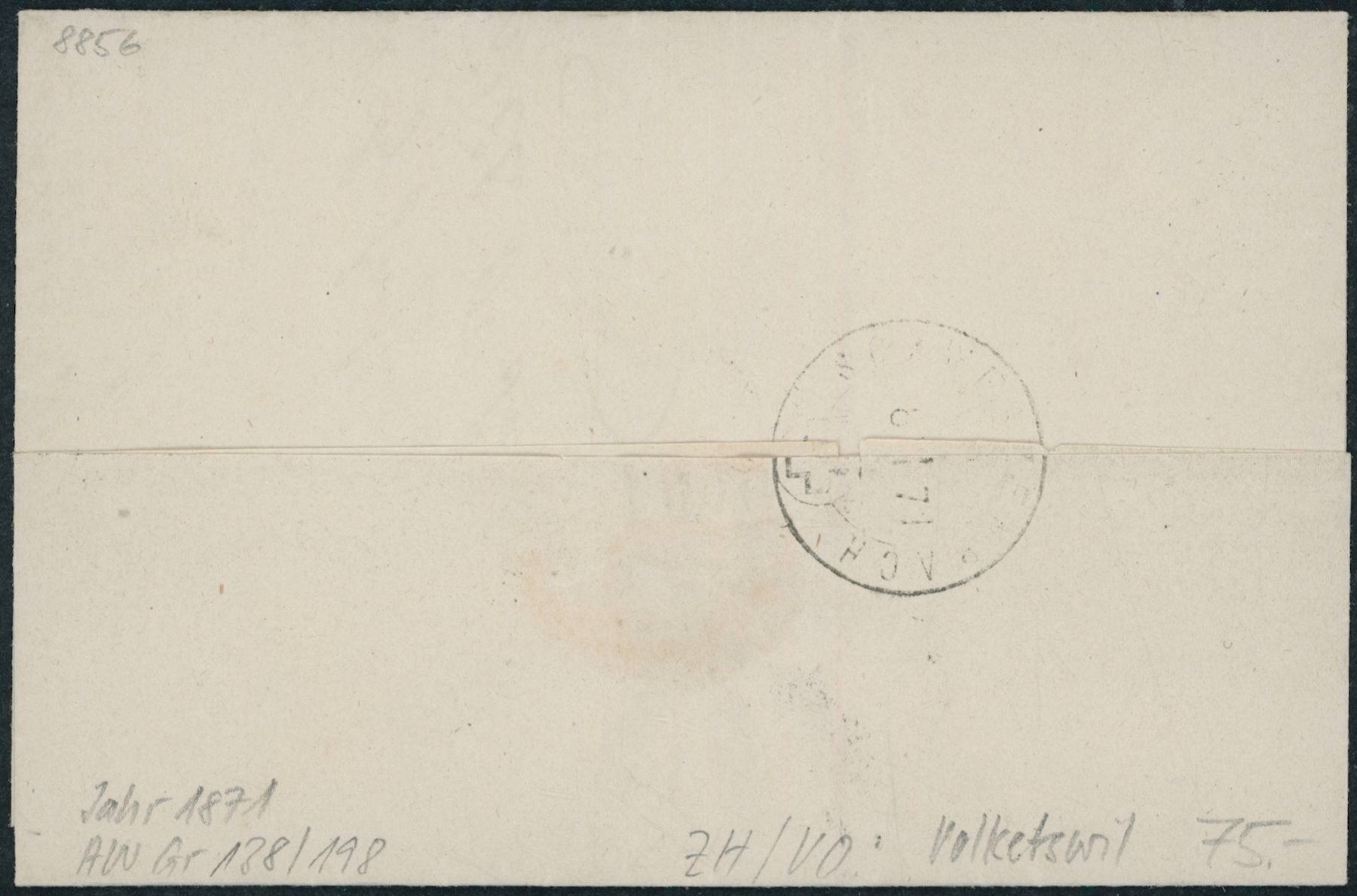 Tous les timbres: ZH Volketswil - Zwergstempel - Brief – D'occasion à Schindellegi par leecollect 1