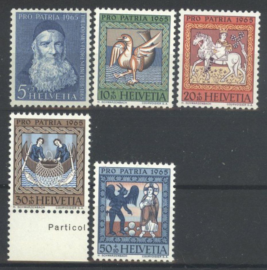 Tutti i francobolli: 1965, Pro Patria ** – Usato da Willisau venduto da Vollstempel