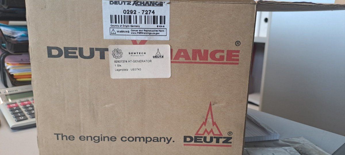 Generatori di corrente: Deutz AT - Generator 0292-7274 – Nuovo e nell'imballaggio originale da Münchenwiler venduto da Zellerbarbara 3