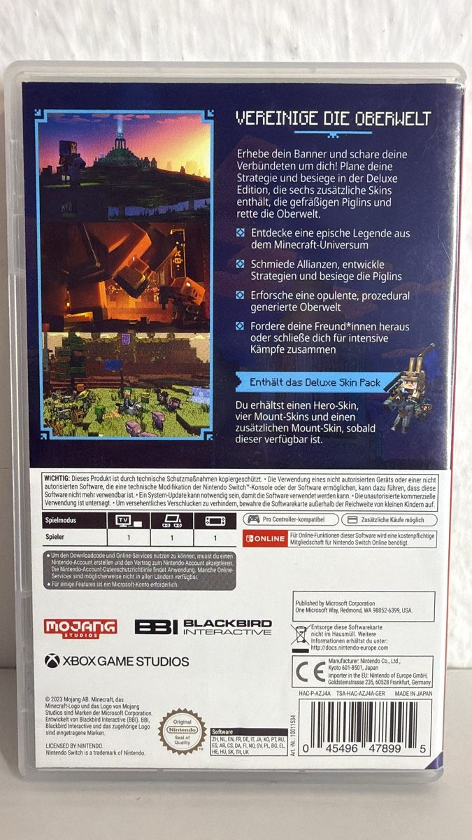 Nintendo Spiele: Minecraft Legends Deluxe Edition Nintendo Switch Game – Gebraucht aus Ehrendingen von bubulence 1