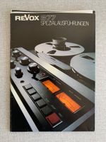 ORIGINAL VINTAGE STUDER B77 SPEZIALAUSFÜHRUNGEN MAPPE