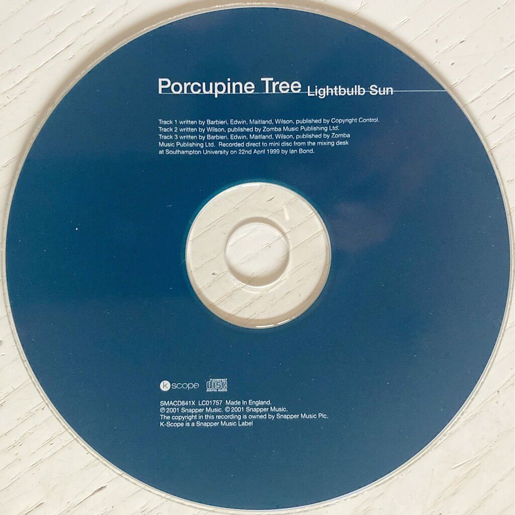 CD: PORCUPINE TREE - LIGHTBULB SUN – Usato da Bottens venduto da hotter-than-hell 3