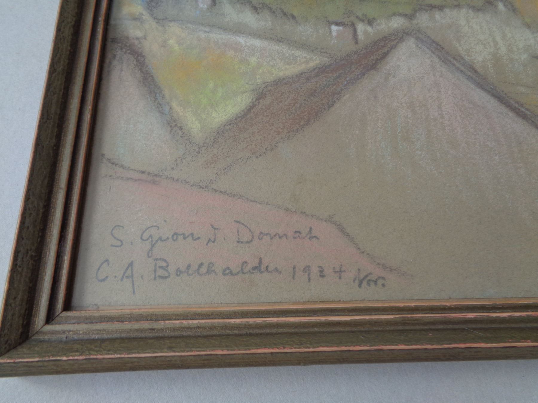 Tableaux: Originalpastellgemälde - C.A. Bollhalder – D'occasion à Chur par omonia 1