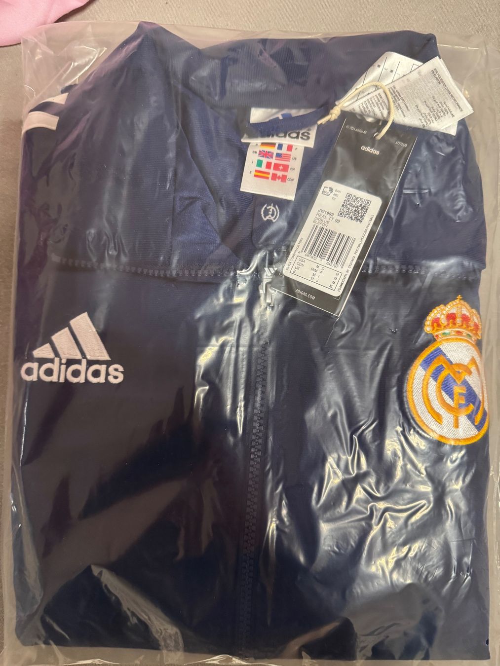 Real Madrid Vestes: Real Madrid Trainings Jacke 99/00 – Neuf avec emballage d'origine à Flamatt par Gamer1991