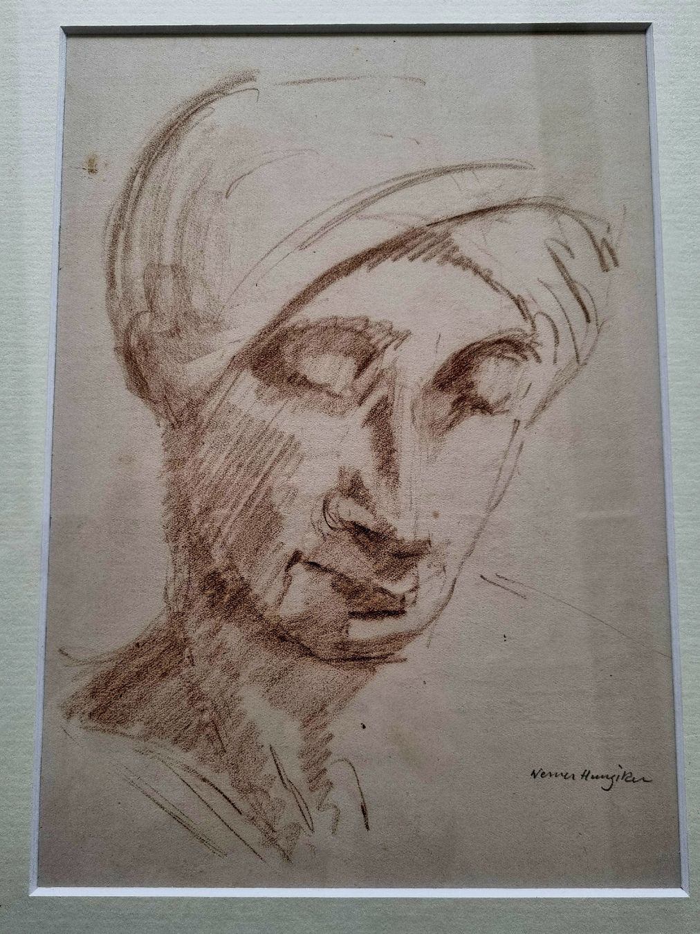 Tableaux: Werner Hunnziker - Portrait einer Dame – D'occasion à Schöftland par Talisk