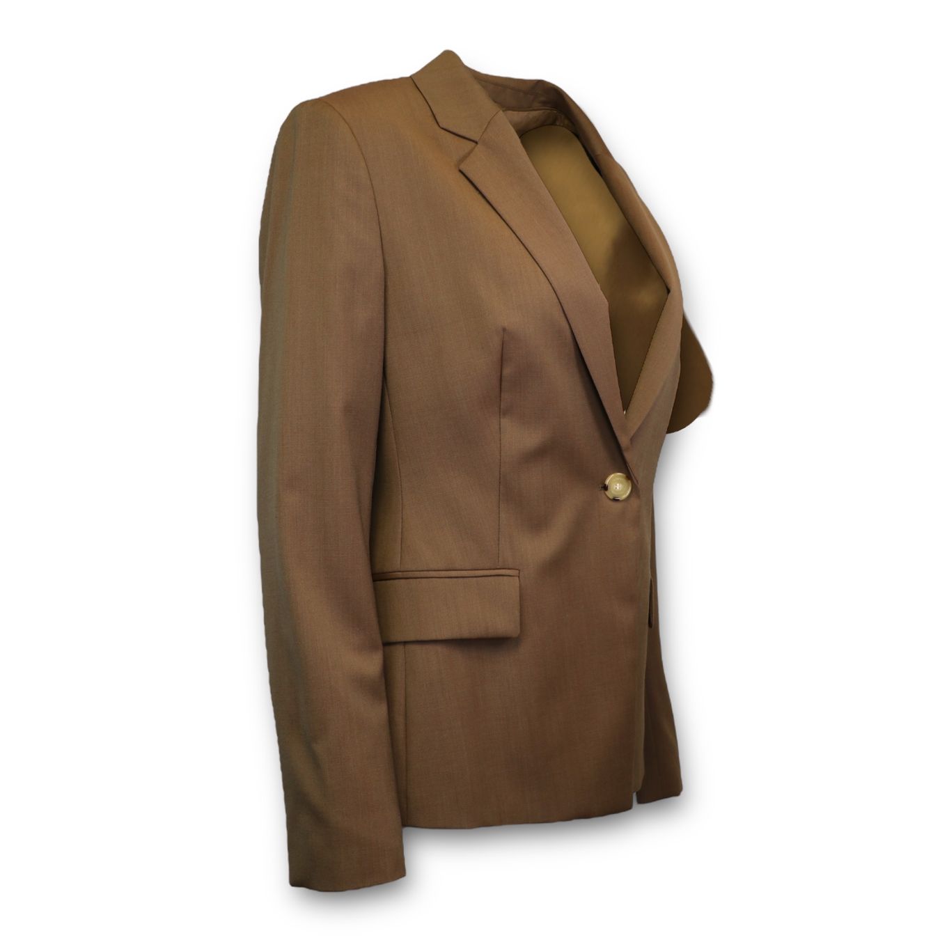 Hugo Boss Jacken: Boss Blazer Wolle khaki Gr. 38 – Gebraucht aus Binningen von Designerlabels 1