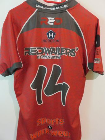 Rugby Jersey / Shirt Red Wailers   Large