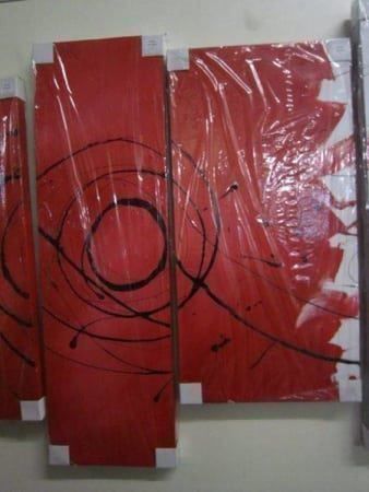 Dipinti: X421 Acrylgemälde 5 tlg. Handbemalt – Nuovo e nell'imballaggio originale da Necker venduto da liq24 3
