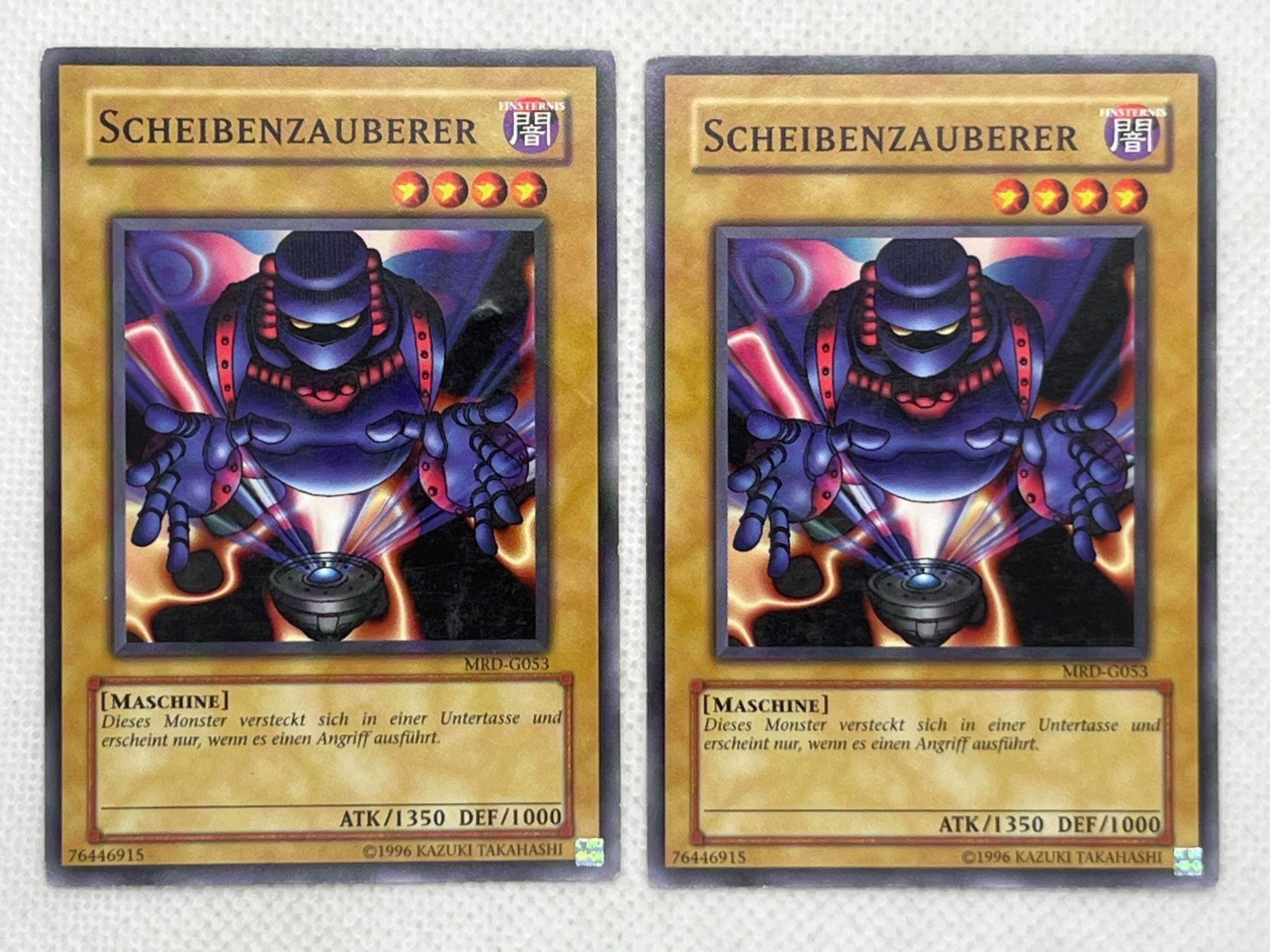 Yugioh Carte collezionabili: 2x Scheibenzauberer, MRD-G053 – Usato da Hinterkappelen venduto da Kim1992