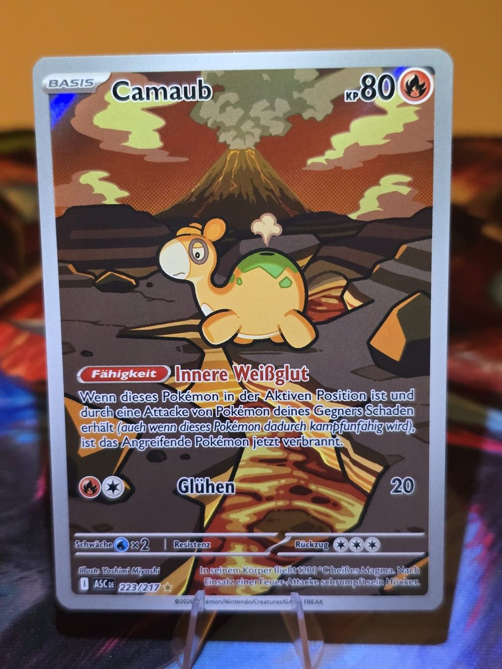 Pokémon Sammelbilder & Trading cards: Camaub (ASC 223) – Gebraucht aus Lenzburg von AkuyakuTCG