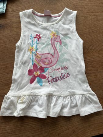 Sommerliches Top, Gr. 92, mit Flamingo-Motiv, süss!